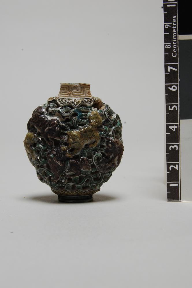 图片[1]-snuff-bottle; stopper; box BM-Franks.1009.+-China Archive